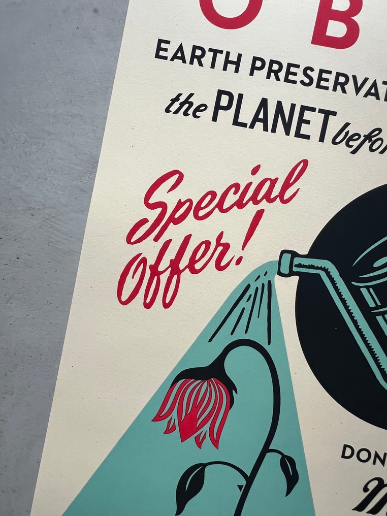 Shepard Fairey (OBEY) (1970) - Earth Preservation #4.3