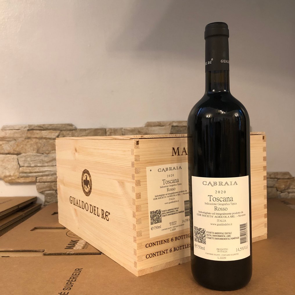 2020 Gualdo del Re, Cabraia - Tuscany IGT - 6 Bottles (0.75L) #2.1