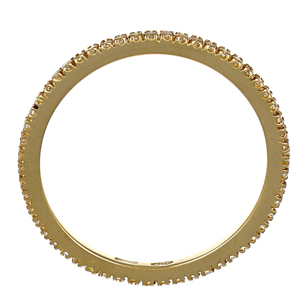 戒指 - 18 克拉 黃金 -  0.28ct. tw. 鉆石 (天然)  #4.3