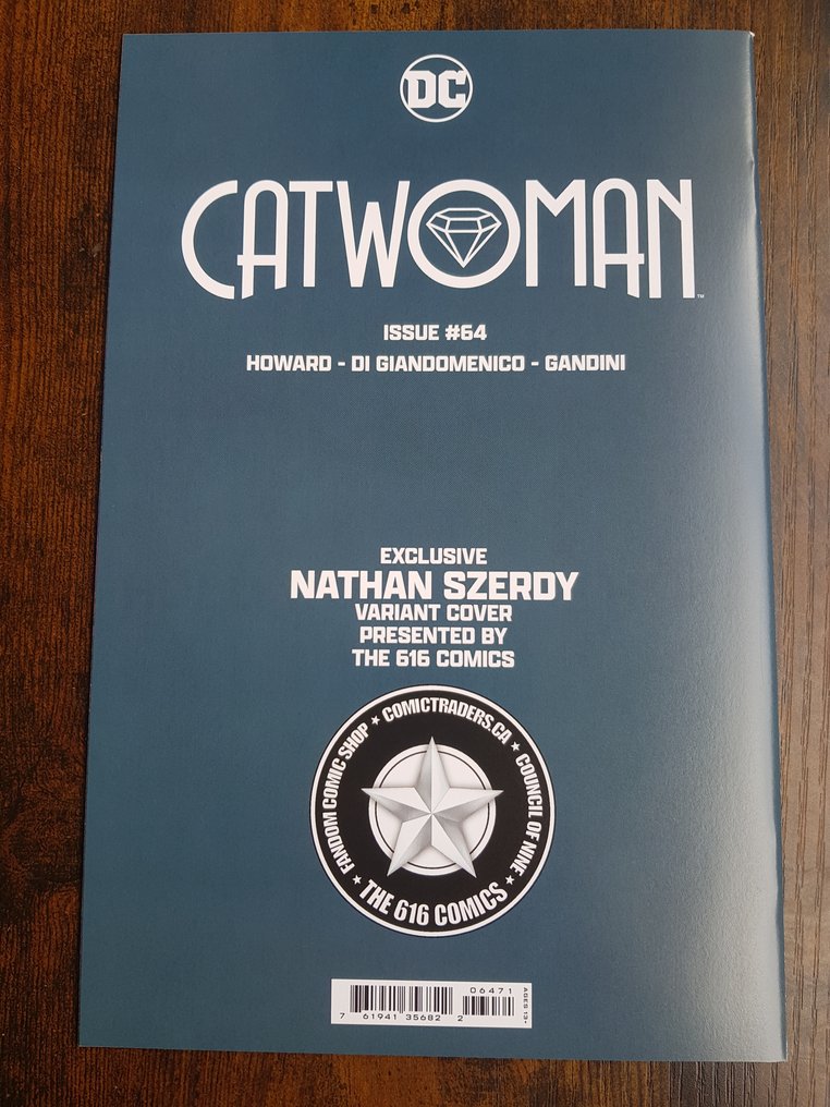 Catwoman #64 - Signed by Nathan Szerdy + COA - 1 Signed comic - 2024 #1.0