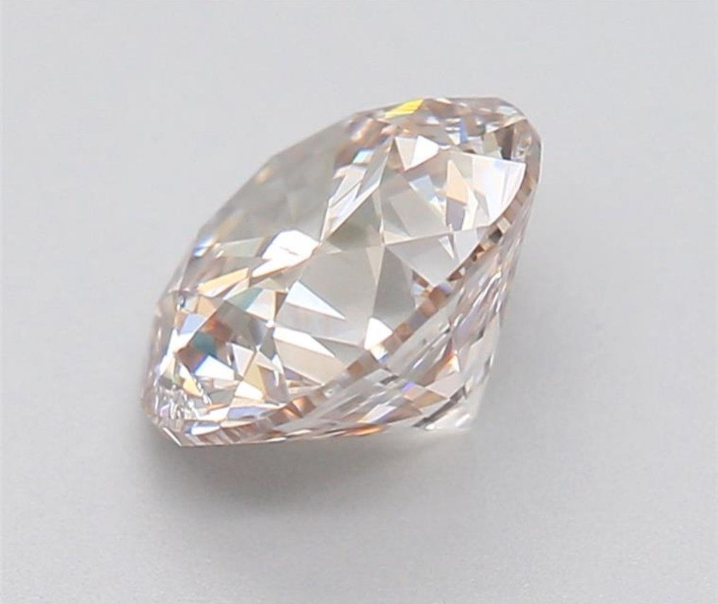 1 pcs Diamond  (Natural coloured)  - 1.01 ct - Round - SI2 - Gemological Institute of America (GIA) #2.1