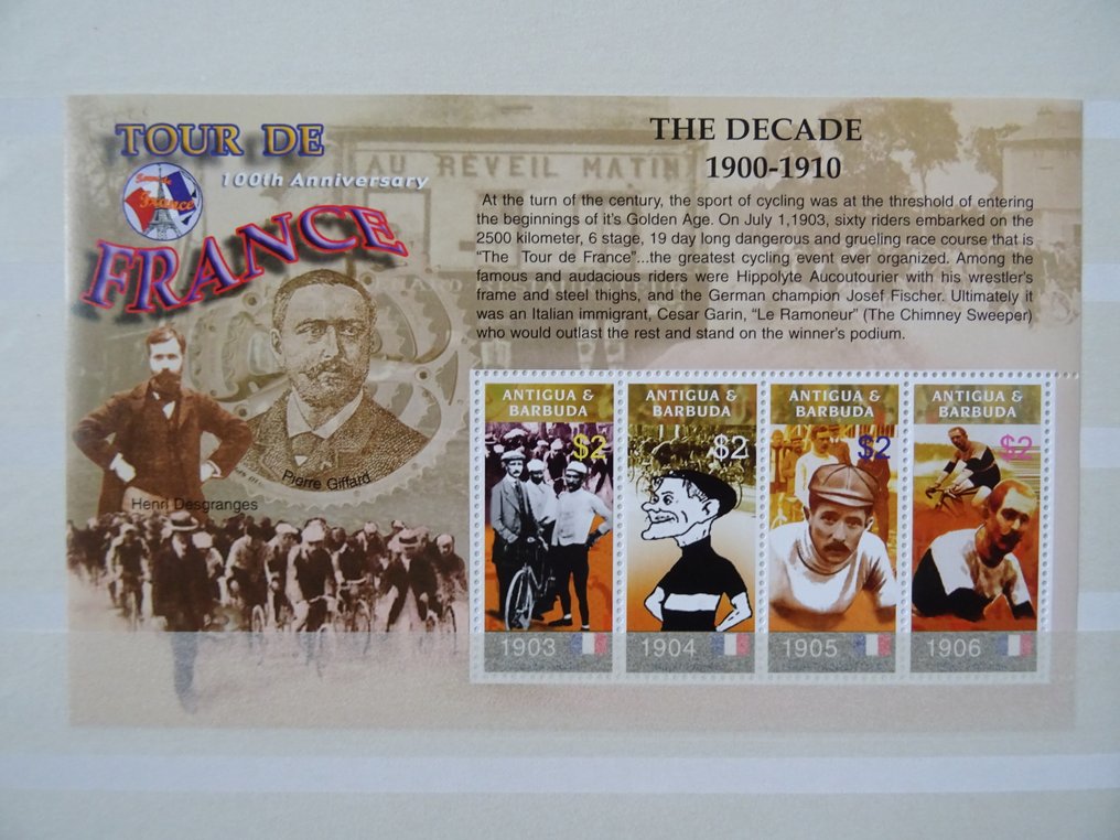 World 2003 - Tour de France Collection - 51 blocks and sheets in album #4.3