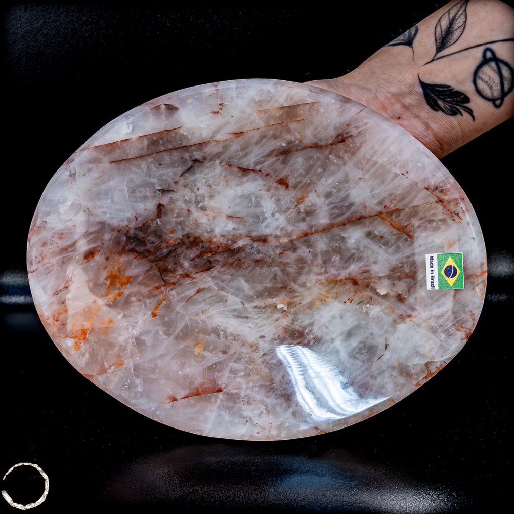 元素之管——自然火焰石英 来自巴西的碗- 1344.69 g #1.0