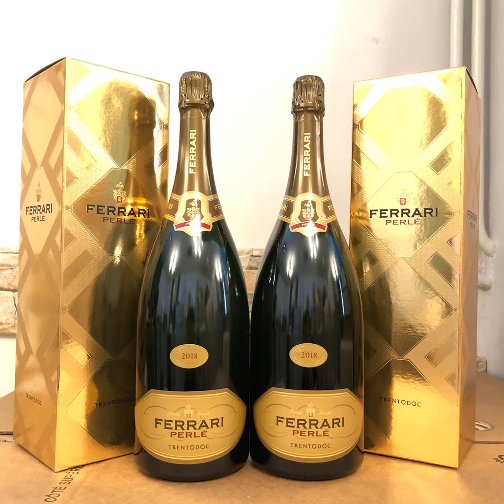 2018 Ferrari F.lli Lunelli, Ferrari Perlé - Trentino Alto Adige Trentodoc - 2 Magnum (1,5 L) #1.0