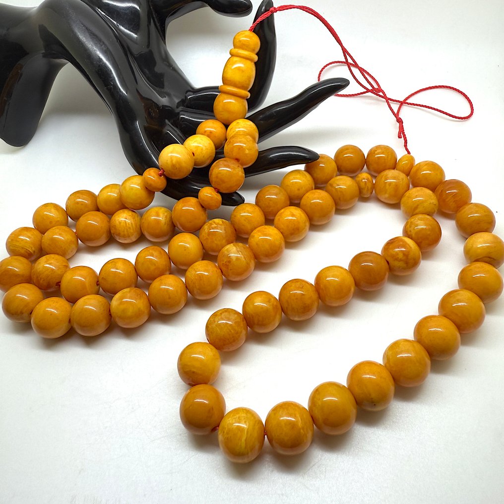 Παλιό γερμανικό κεχριμπάρι, τσέμπιχ, προσευχητικό κομπολόι, MNAMESH منمش - Κεχριμπάρι - Baltic amber - succinite #2.1