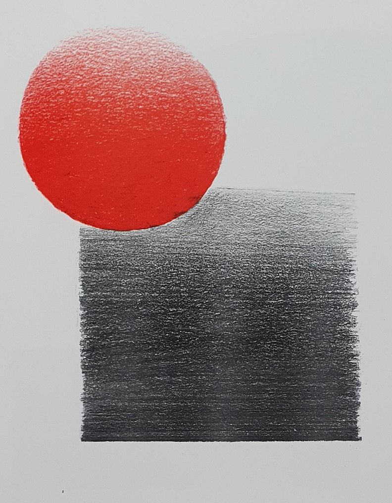 Signed; Rupprecht Geiger - DAS PLATEAU #50 - 1999 #1.0