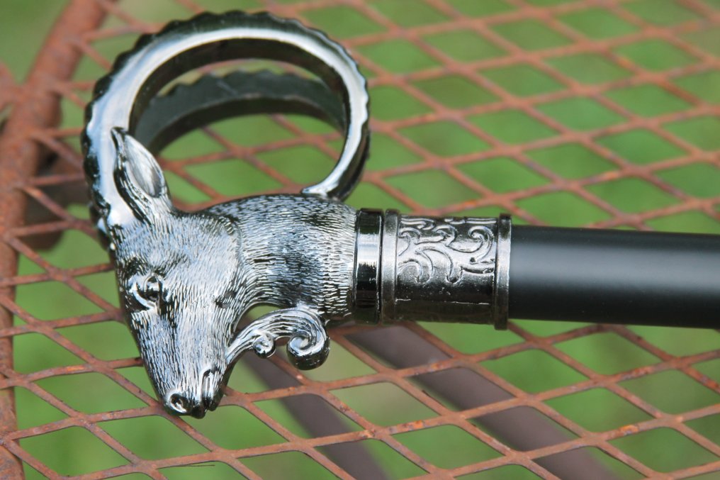 Wandelstok - bokkekop - Legering #3.2