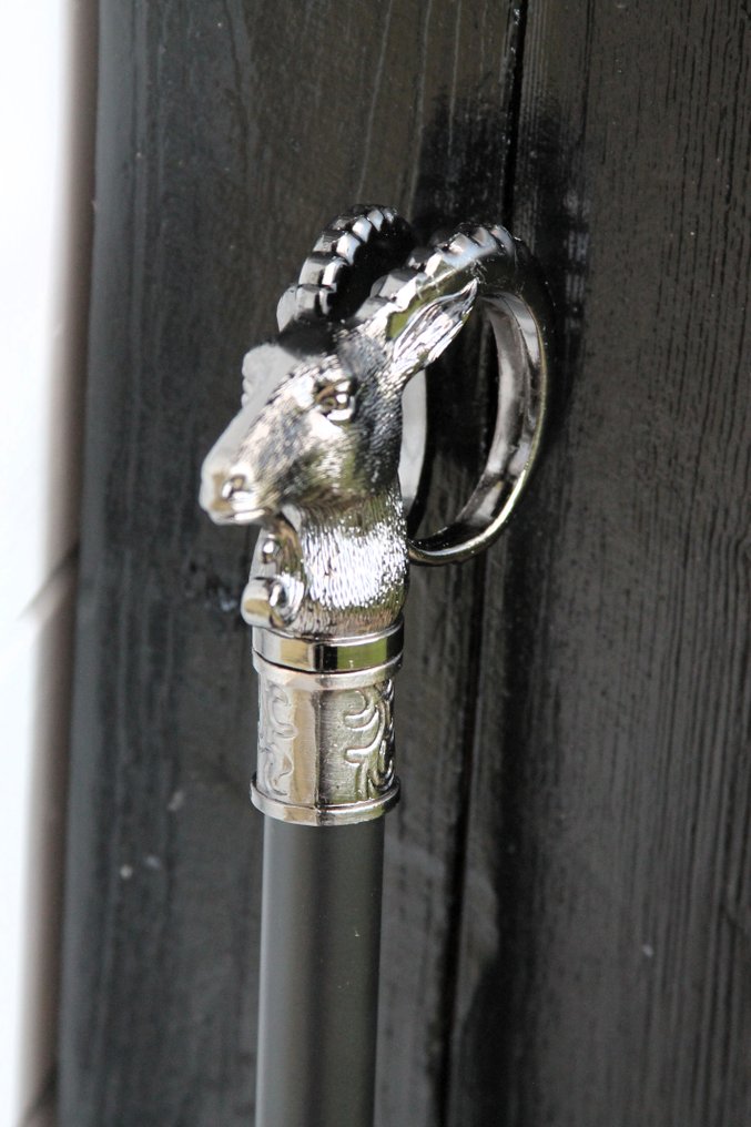 Wandelstok - bokkekop - Legering #4.3