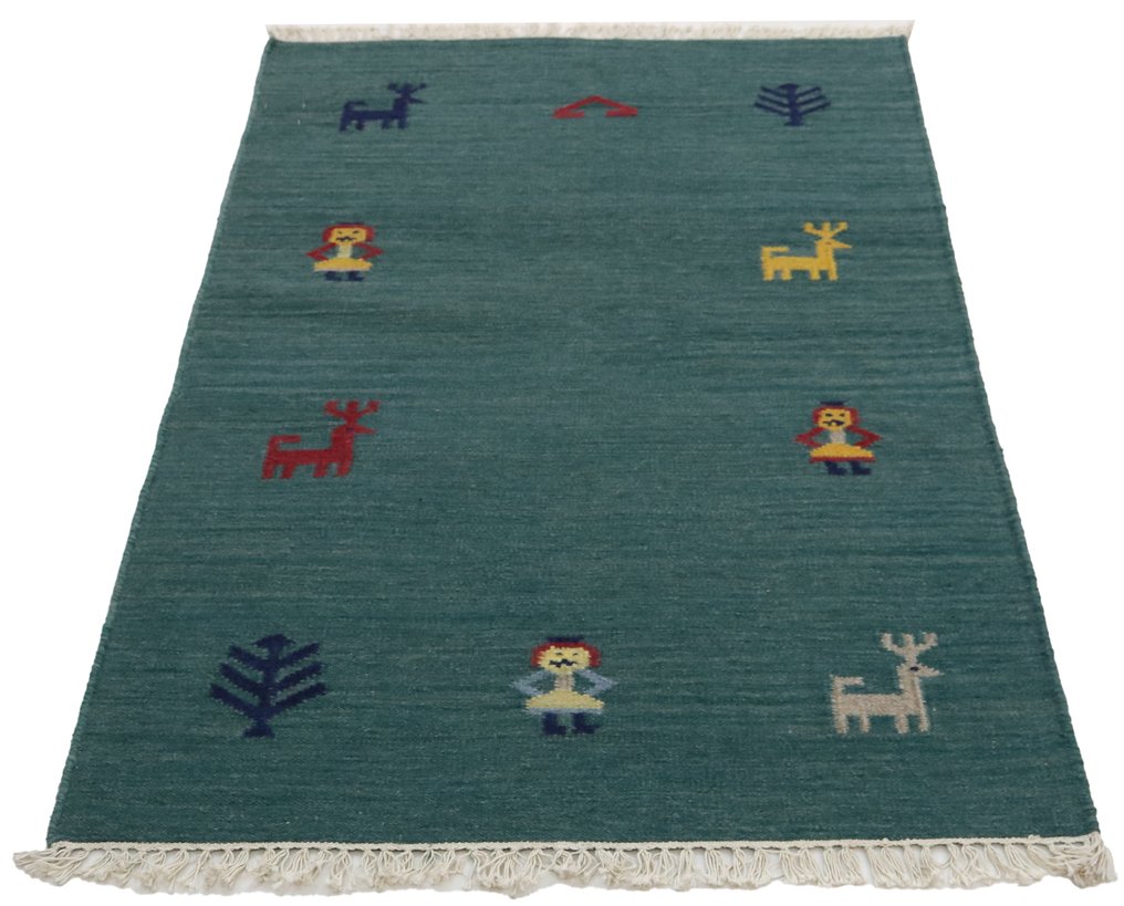 Κελίμ - Χαλί - 160 cm - 90 cm - Φυσικές αποχρώσεις #1.0