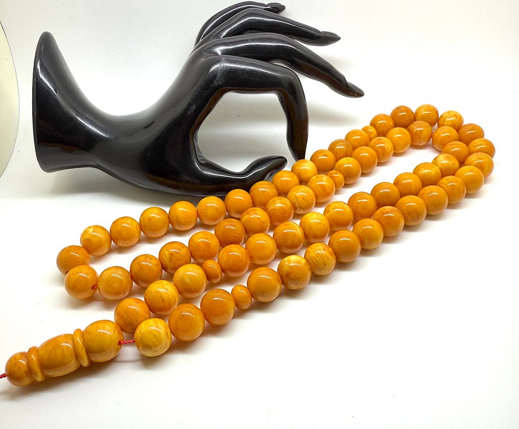 Παλιό γερμανικό κεχριμπάρι, τσέμπιχ, προσευχητικό κομπολόι, MNAMESH منمش - Κεχριμπάρι - Baltic amber - succinite #1.0