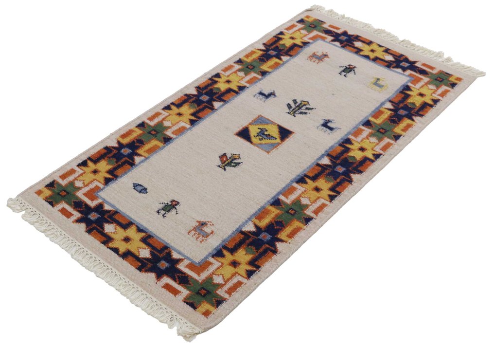 Κελίμ - Χαλί - 140 cm - 70 cm - Φυσικές αποχρώσεις #1.0