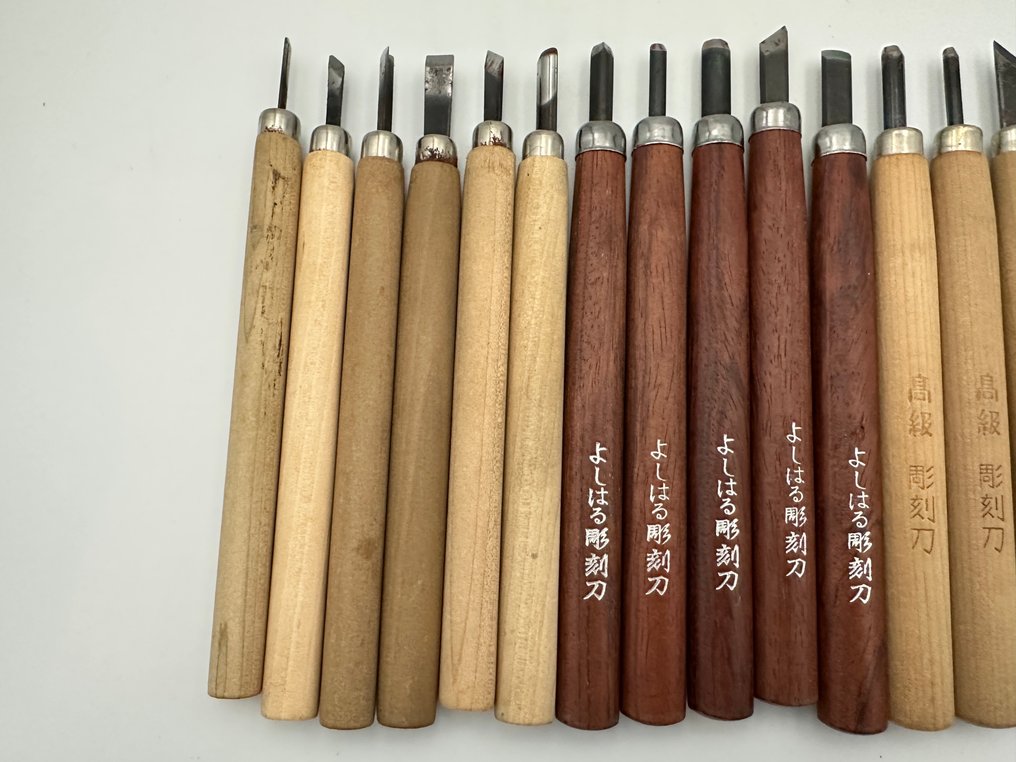 Carving, Japanese carving knives, multiple items for sale 彫刻刀 - 21 cm - Iron #1.0