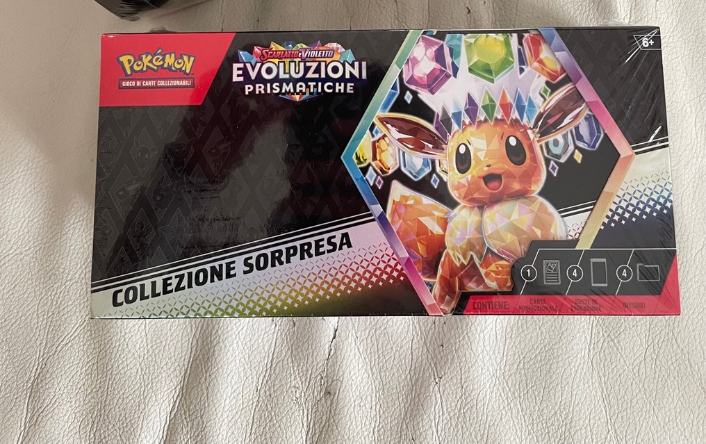 Pokémon - 1 Booster box - 1x Collezione sopresa Pokemon evoluzioni prismatiche - Scarlet & Violet - Prismatic Evolutions #1.0