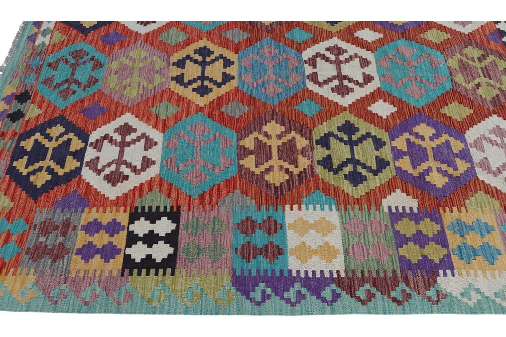 设计师 Kilim - 小地毯 - 222 cm - 188 cm #4.3