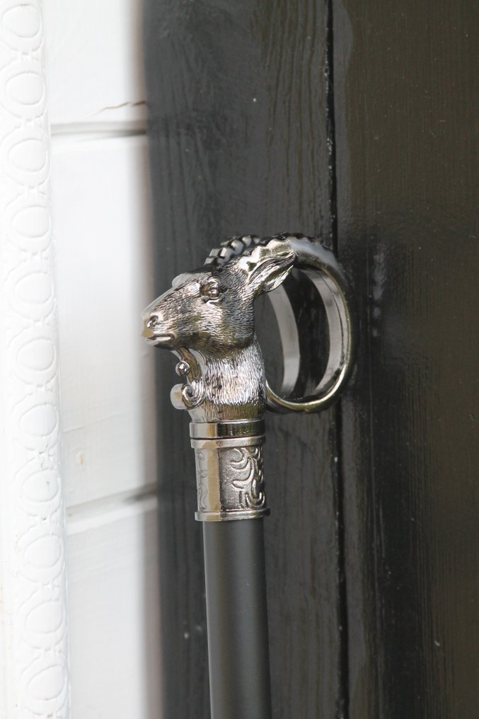 Wandelstok - bokkekop - Legering #1.0