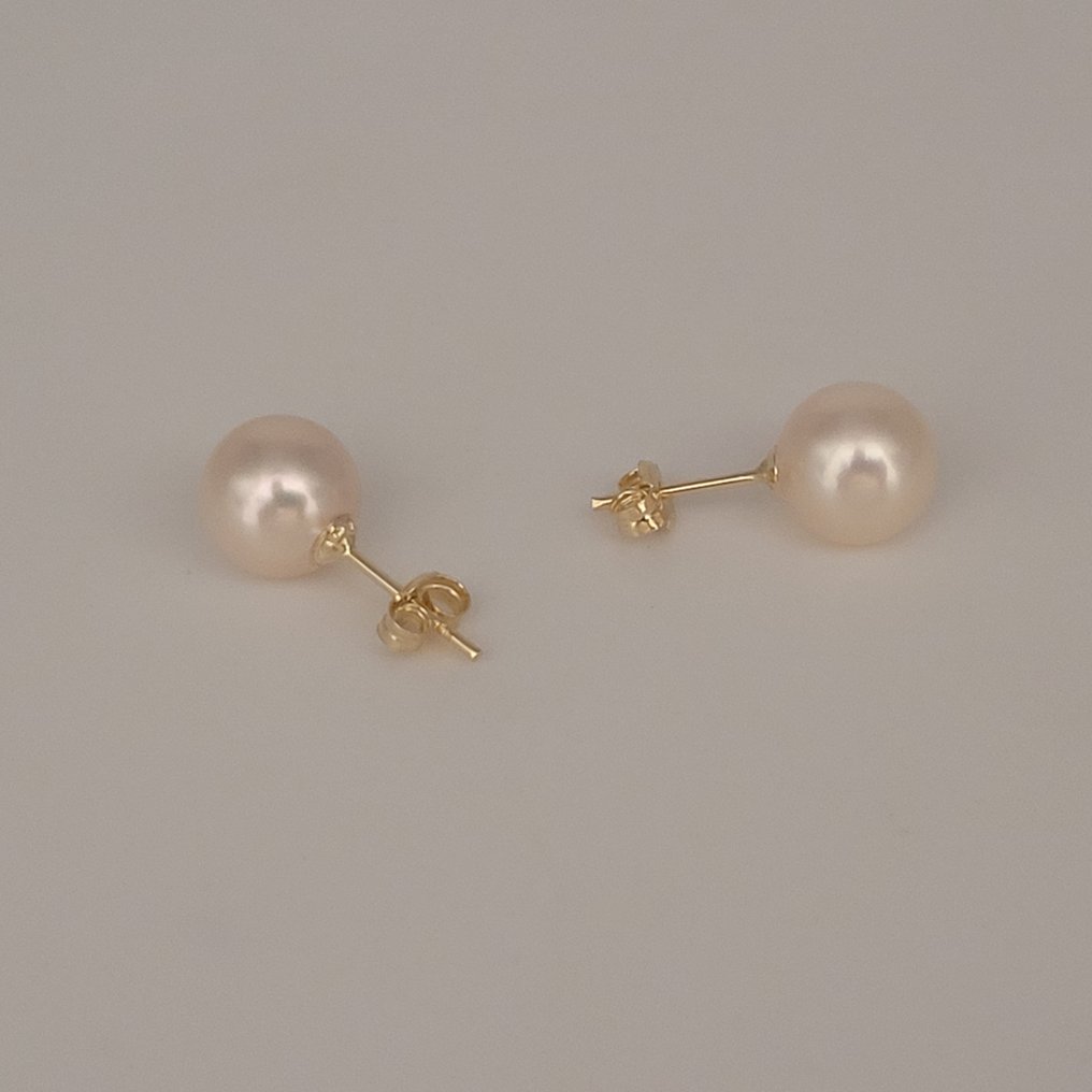 Ensemble de bijoux 2 pièces - 18 carats Or jaune Perle - Perle d'Akoya japonaise #3.2