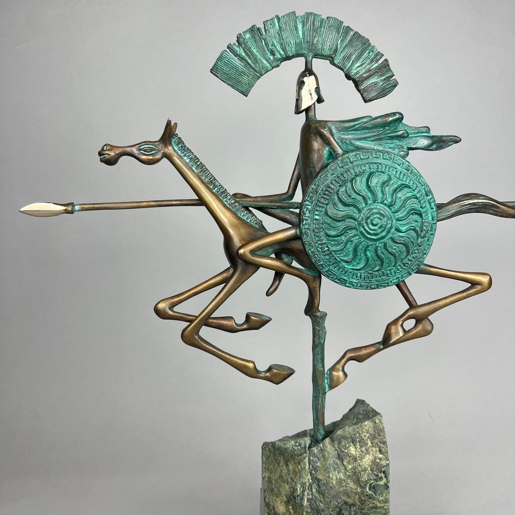 Paweł Erazmus (XX-XXI) - The Spartian-  Large,, 45cm bronze, unicat #3.2