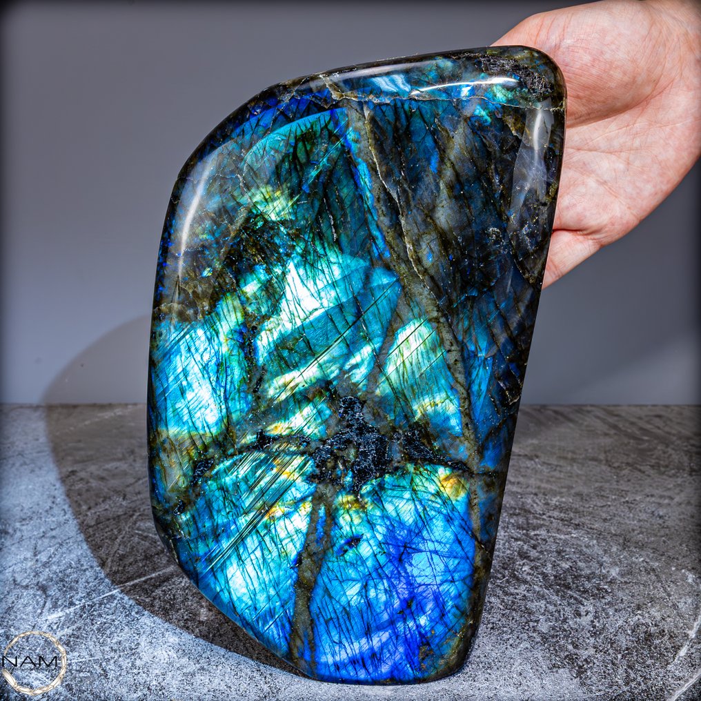 Naturlig Første Kvalitet Labradorit Poleret- 3610.32 g #3.2