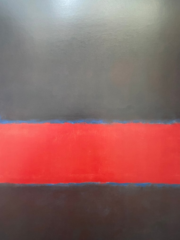 Mark Rothko (after) - Maroon on Blue - Offset lithography - VG licensed print - 2004 #2.1