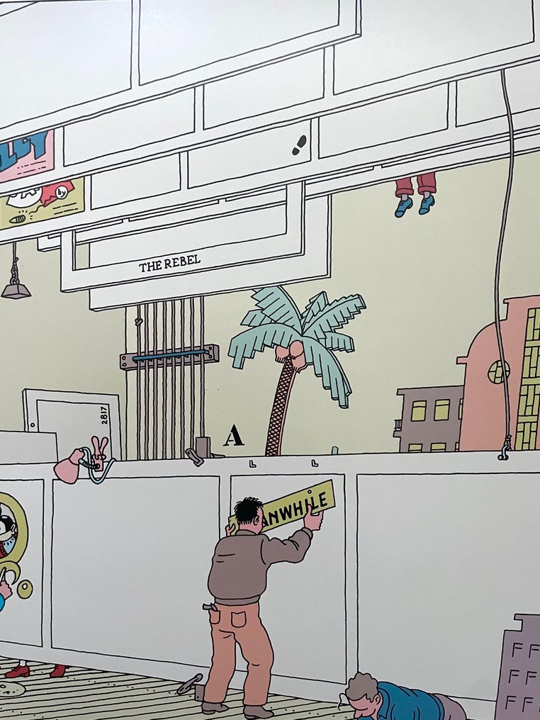 Joost Swarte - Comix Factory - Offset Lithography ** HANDSIGNED+COA ** #3.2