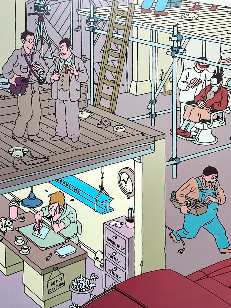 Joost Swarte - Comix Factory - Offset Lithography ** HANDSIGNED+COA ** #4.3