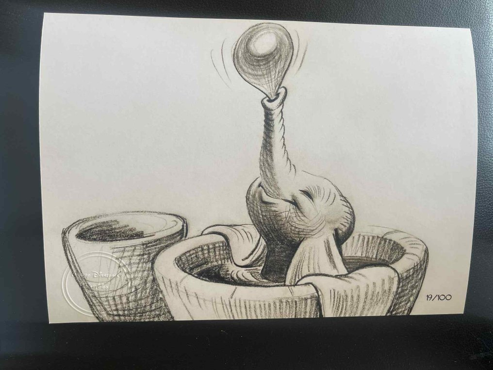 After original 1941 Dumbo storyboard - Bathtime Magic #1.0