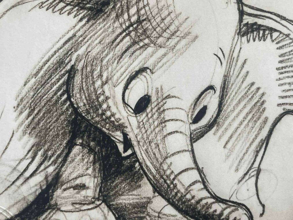 After original 1941 Dumbo storyboard - Tails of Friendship #3.2