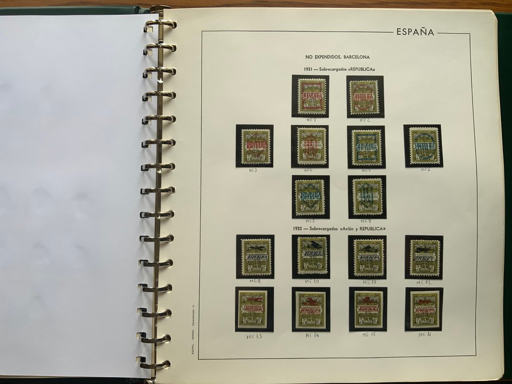 Spagna 1929/1945 - Comune di Barcellona - collezione completa #1.0