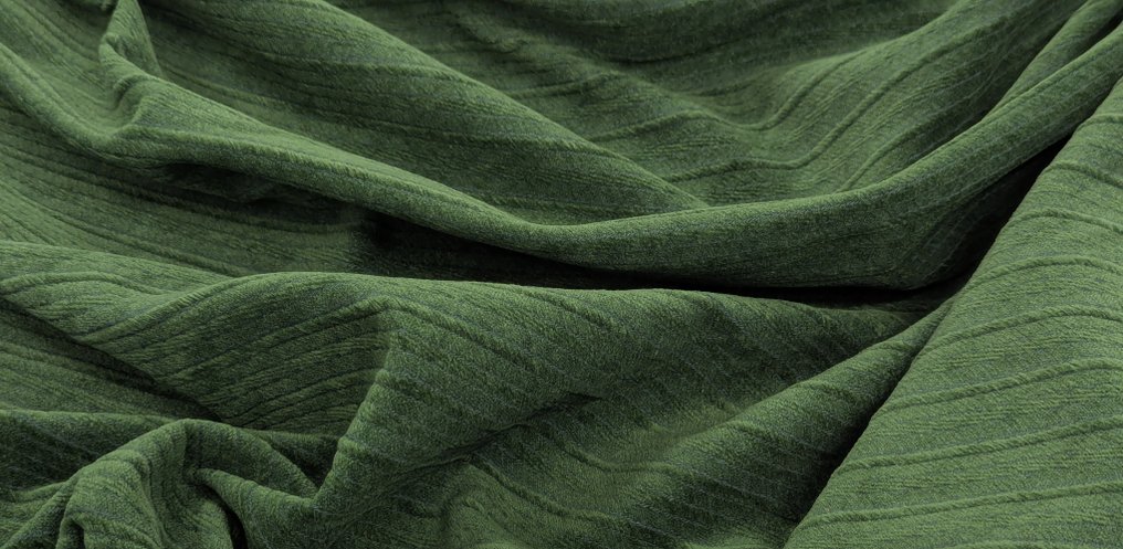 Ciniglia artigianale in puro cotone – Tessuto strutturato di pregio - Upholstery fabric - 645 cm - 140 cm #1.0
