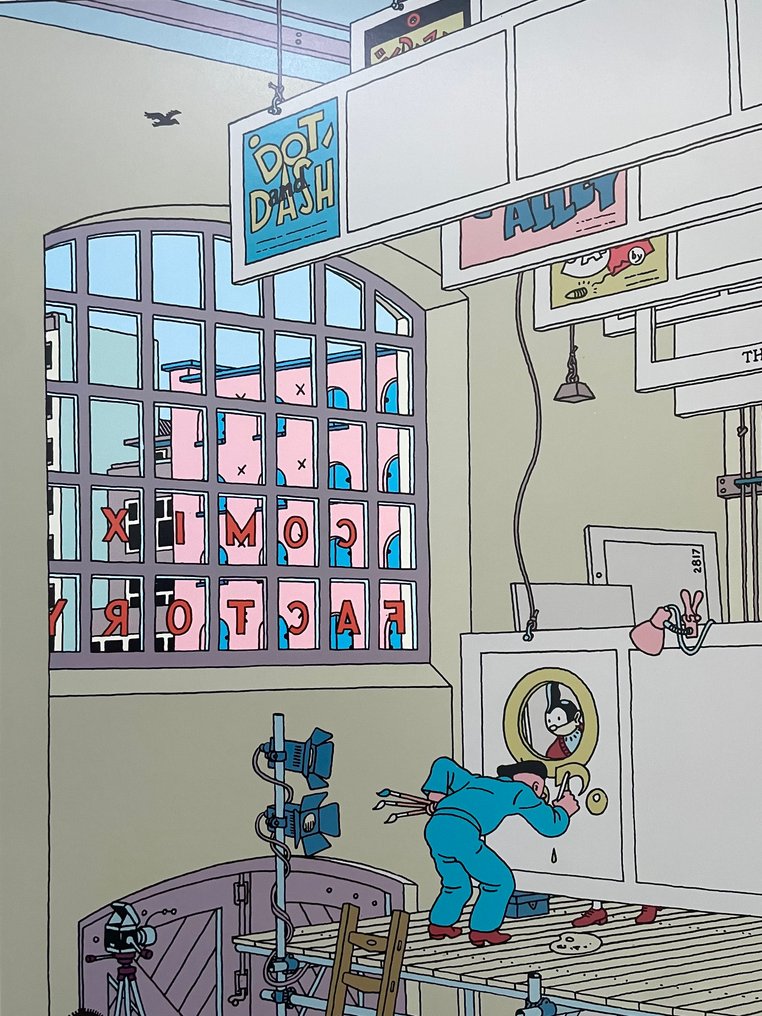 Joost Swarte - Comix Factory - Offset Lithography ** HANDSIGNED+COA ** #2.1