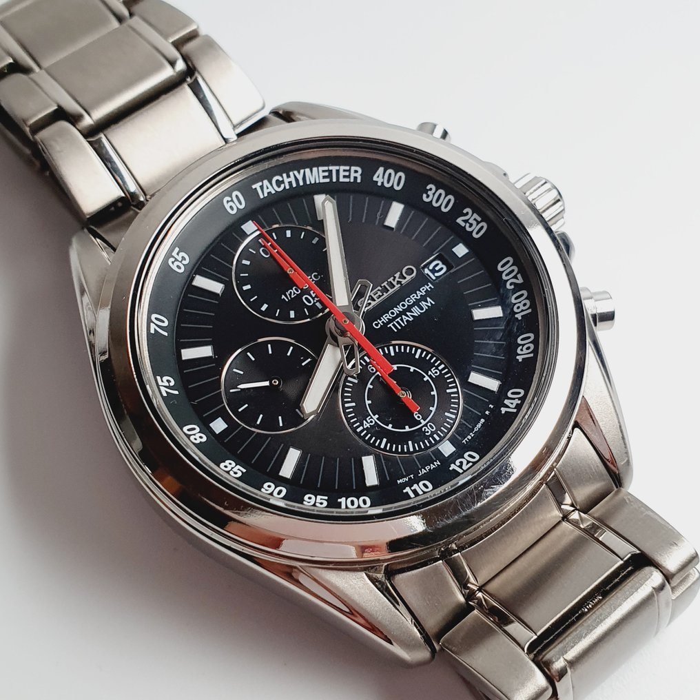 Seiko - Chronograph Titanium - No reserve price - 7T92-0MH0 - Men - 2010-2020  #2.1