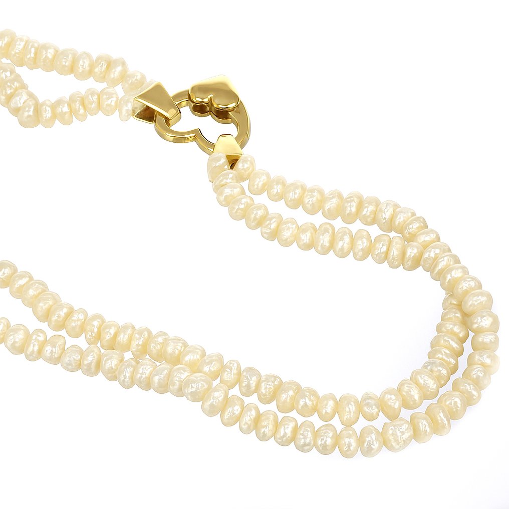 Halskette - 18 kt Gelbgold - Perle #2.1