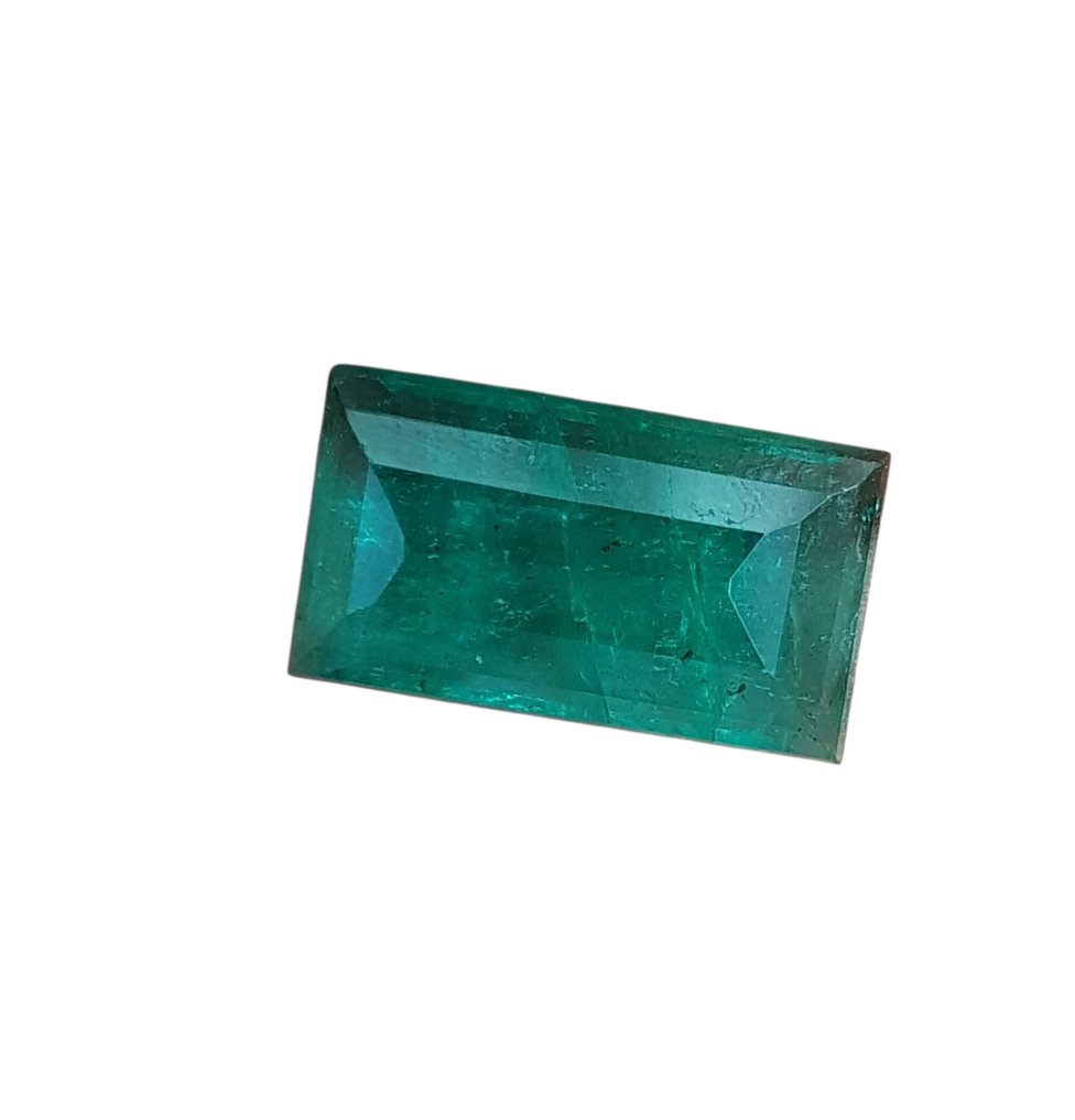 1 pcs  Green Emerald  - 7.62 ct - Gem research Swiss Lab (GRS) #4.3