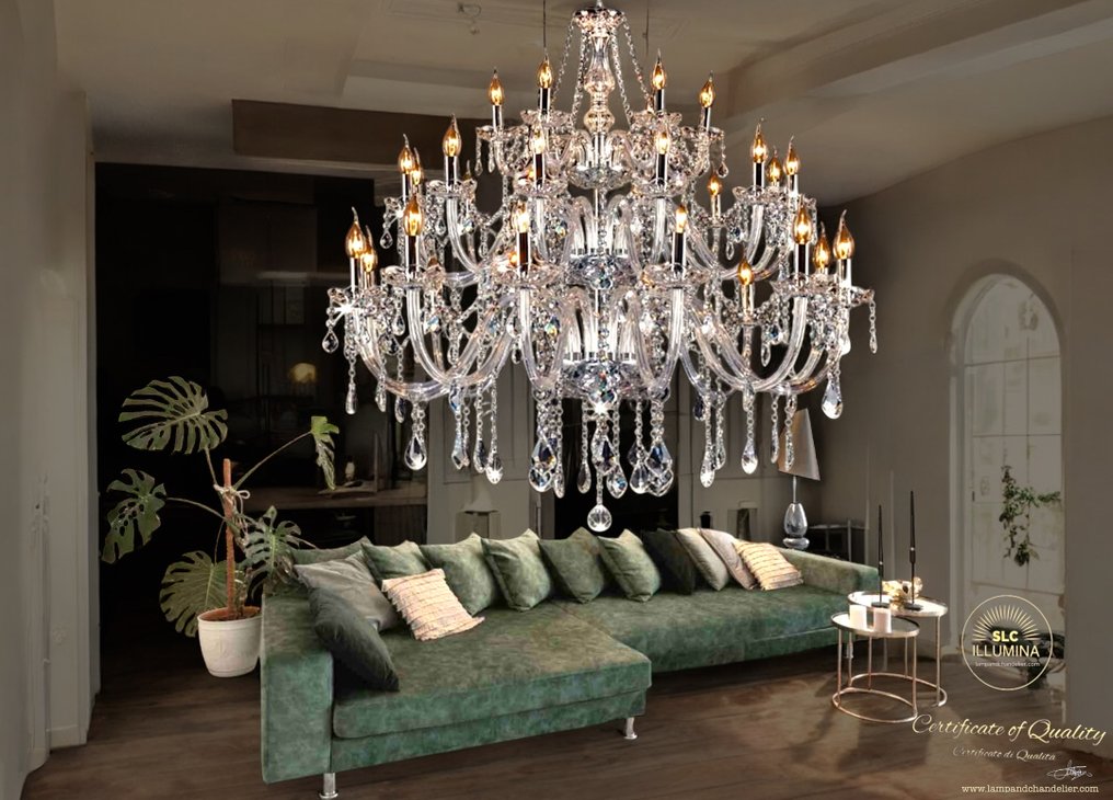 SLC Illumina - MG - Lysekrone - Lys30 - Krystal - Aurea 30 Luci #1.0