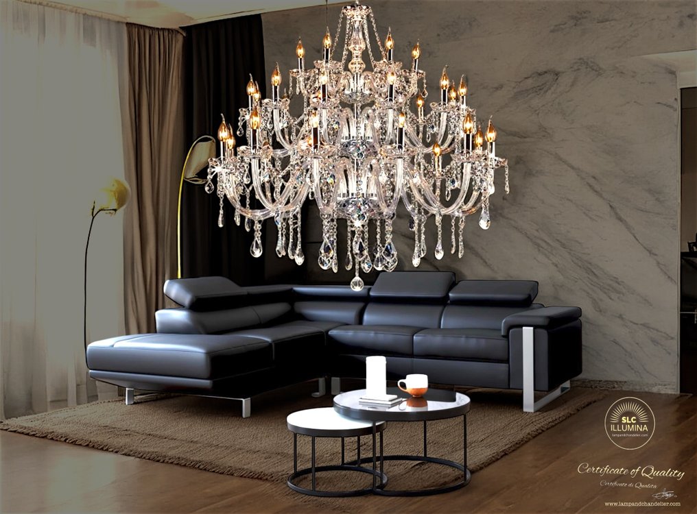 SLC Illumina - MG - Lysekrone - Lys30 - Krystal - Aurea 30 Luci #3.2