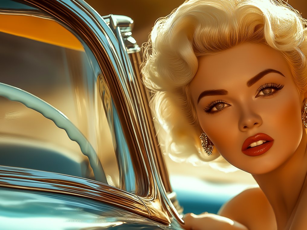 PLM-Art - Marilyn Monroe Pop Art Style #2.1