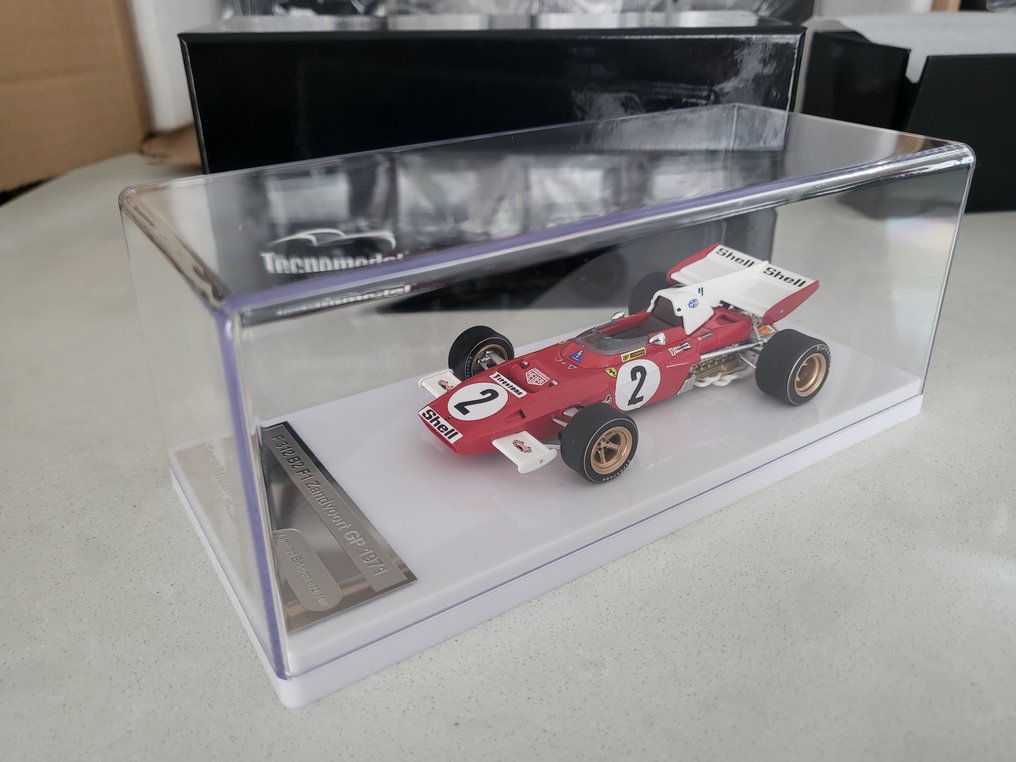 Tecnomodel 1:43 - Αγωνιστικό αυτοκίνητο μοντελισμού - Ferrari 312 B2 F1 GP di Zandvoort 1971 #2 Driver: Jacky Ickx - TM43-14C #1.0