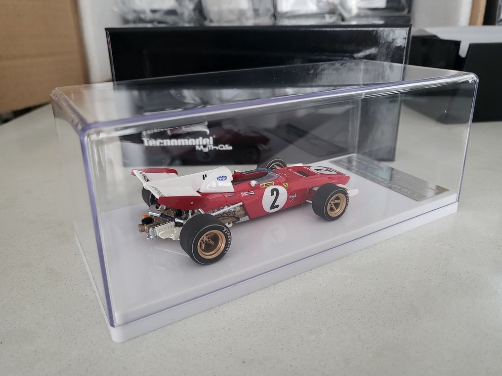 Tecnomodel 1:43 - Αγωνιστικό αυτοκίνητο μοντελισμού - Ferrari 312 B2 F1 GP di Zandvoort 1971 #2 Driver: Jacky Ickx - TM43-14C #1.0
