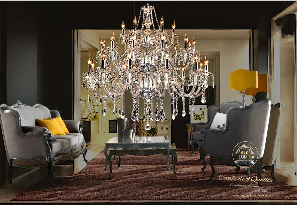 SLC Illumina - MG - Lysekrone - Lys30 - Krystal - Aurea 30 Luci #2.1