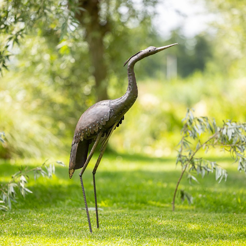 Υπαίθριο γλυπτό, Grote reiger - 1000 mm - Μέταλλο - 2022 #4.3