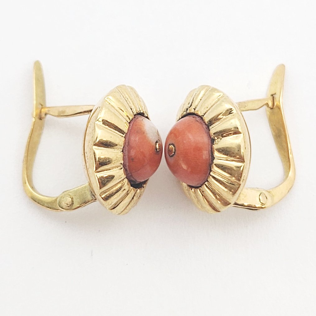 2件套珠宝 - 18K包金 黄金 -  4.00ct. tw. 珊瑚 #2.1