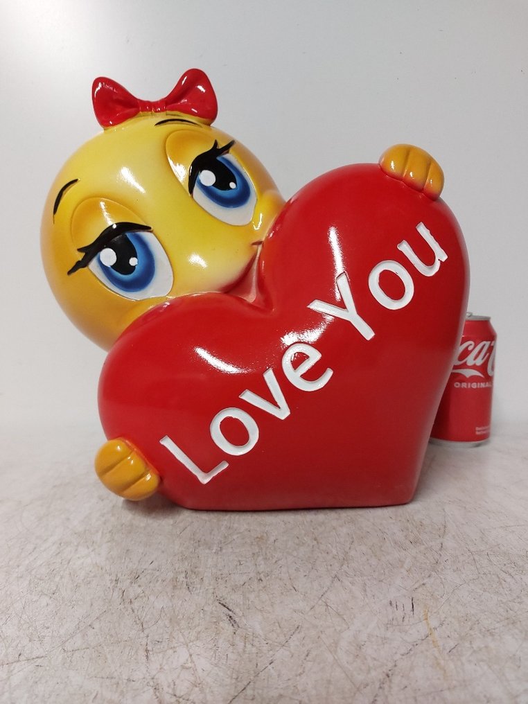 Staty, Emoji LOVE YOU - 26 cm - polyresin #2.1