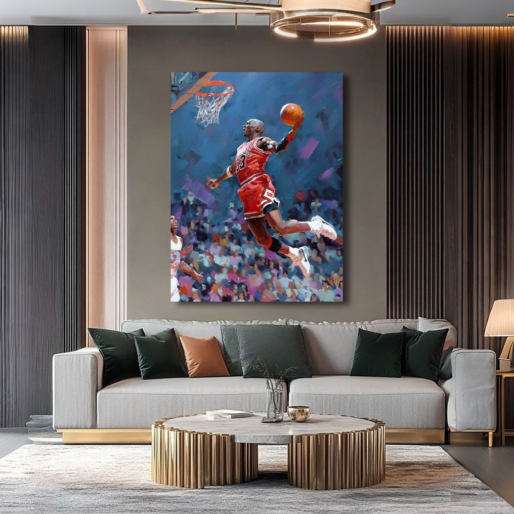 Canvas Fit - Alberto Ricardo - Ascensión Infinita".  Michael Jordan" #4.3