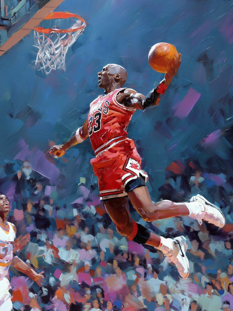 Canvas Fit - Alberto Ricardo - Ascensión Infinita".  Michael Jordan" #1.0