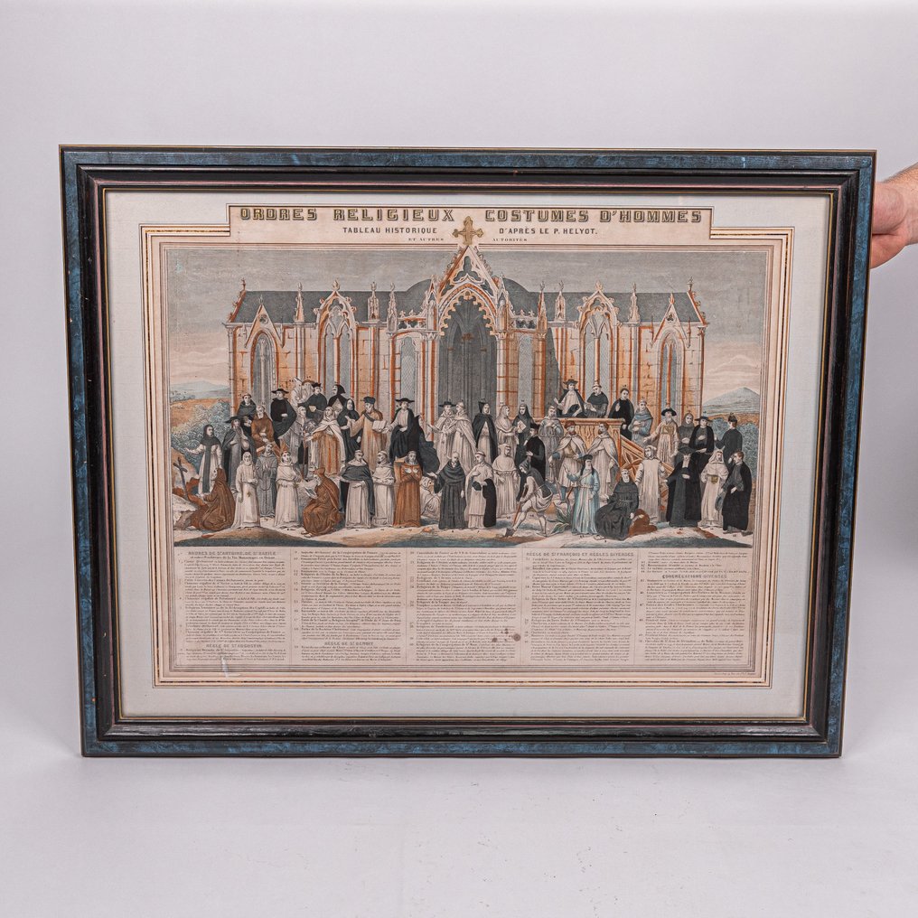 Gravure XIXe siècle Costumes religieux - Papier - 1850-1900 #1.0