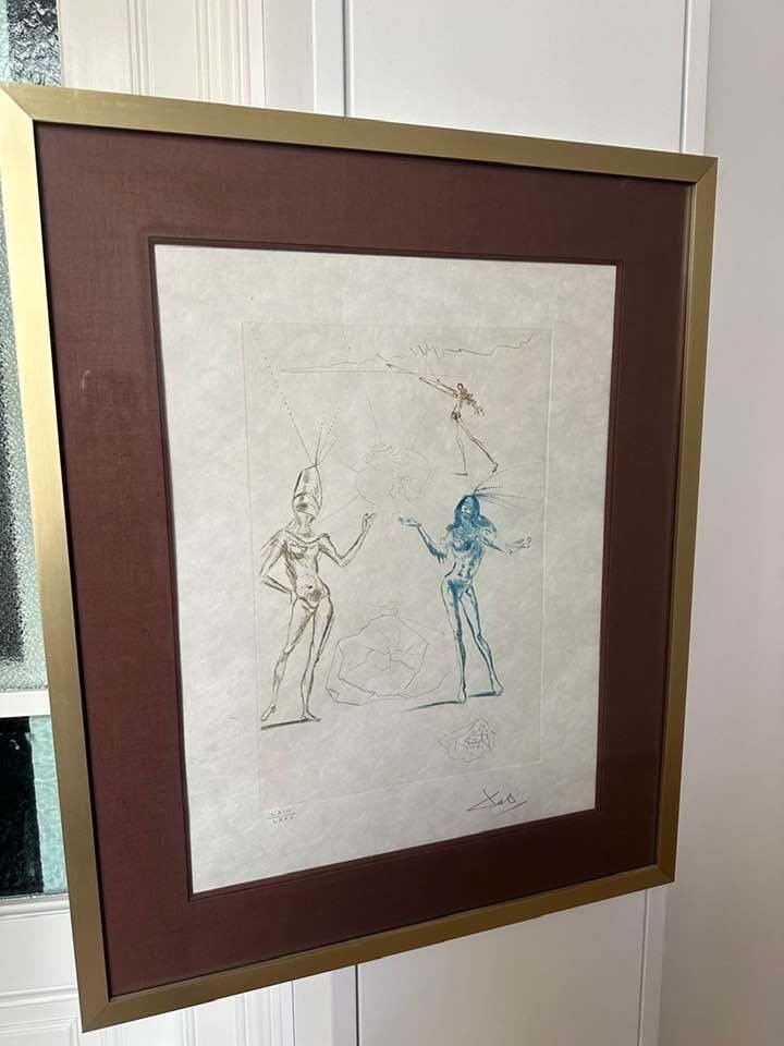 Salvador Dali (1904-1989) - Tristan and Iseult - The Doomed Lovers, 1970 #2.1