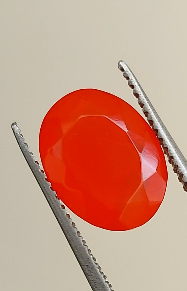 Opal ognisty  - 4.71 ct - Antwerp Laboratory for Gemstone Testing (ALGT) #3.2