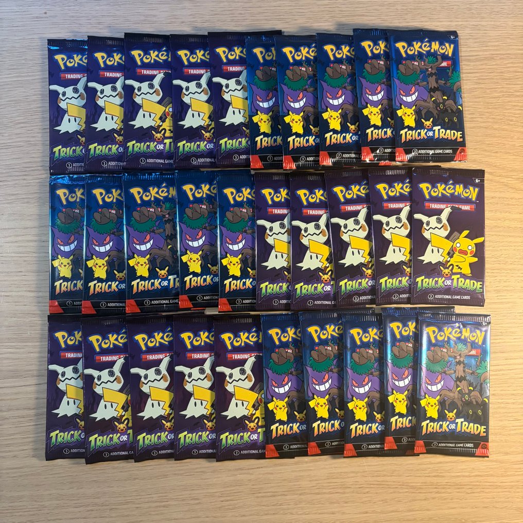Pokémon - 30 Booster pack - Trick or Trade booster packs collection - Various sets #1.0