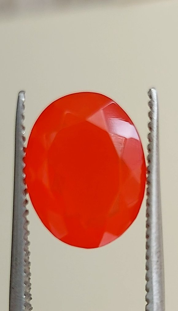 Opal ognisty  - 4.71 ct - Antwerp Laboratory for Gemstone Testing (ALGT) #1.0