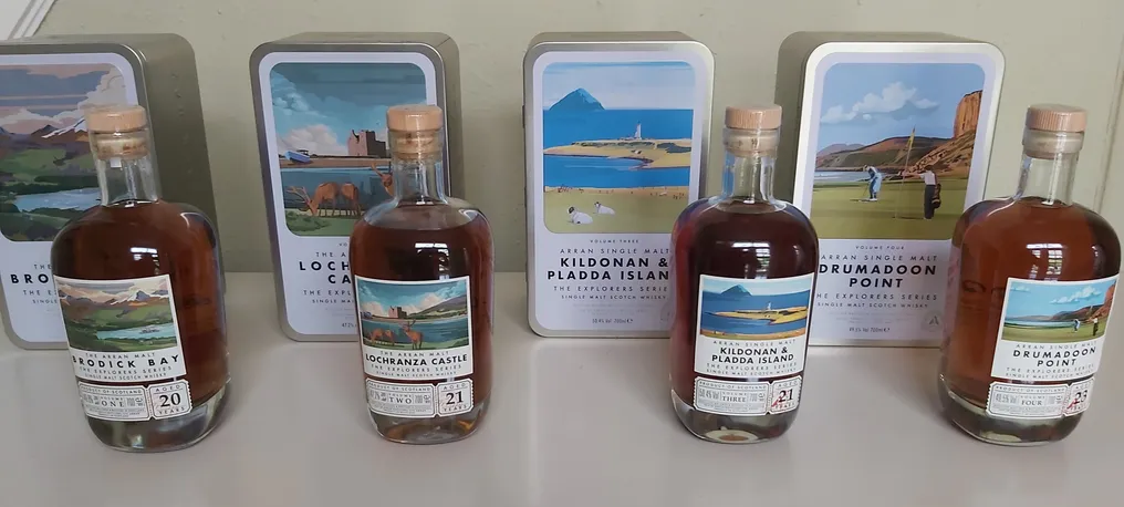 Arran The Explorers Series - Volume 1 - 4 - 70 cl - 4 flasker #1.0